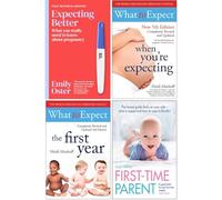 Expecting Better, What to Expect When Youre Expecting, What to Expect The 1st Year, First Time Parent 4 Books Collection Set