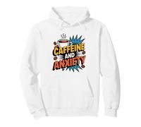 Expecting Dad Fueled Caffeine Anxiety Humor Anxious New Pullover Hoodie