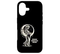 Expecting Mom Where Miracles Begin Pregnant Skeleton Design Case for iPhone 17