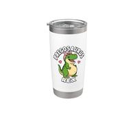 Expecting Mother Pregosaurus Rex Dinosaur Funny Pregnancy Stainless Steel Insulated Tumbler