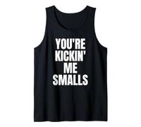 Expecting Mother You're Kickin' Me Smalls Funny Pregnancy Tank Top