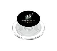 Expecting Parent Plot Twist Pregnant Pregnancy Announcement PopSockets PopGrip for MagSafe