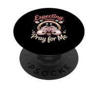 Expecting Twins Pray For Me PopSockets Adhesive PopGrip
