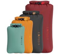 Exped Drybag Versa Set, 3L, 5L, 8L, 13L Waterproof Drysack - Multicoloured