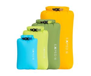Exped - Pack of 4 waterproof storage bags - Drybag Versa Bright Set in Nylon - Red Red one size