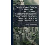 Expedicion al Chaco Austral bajo el comando del gobernador de estos territorios, coronel Francisco B. Bosch itinerario llevado
