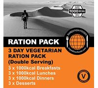 Expedition Foods 3 Day Vegetarian Multipack | Freeze-Dried Camping & Hiking Food | 9 Meals + 3 Desserts