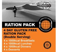 Expedition Foods 4 Day Gluten Free Multipack | Freeze-Dried Camping & Hiking Food | 12 Meals + 4 Desserts