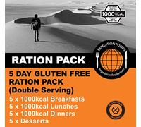 Expedition Foods 5 Day Gluten Free Multipack | Freeze-Dried Camping & Hiking Food | 15 Meals + 5 Desserts