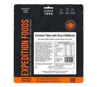 EXPEDITION FOODS Chicken Tikka with Rice (Double Serving / 1000KCAL) | Freeze-Dried Camping & Hiking Food