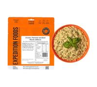 EXPEDITION FOODS Chicken, Parmesan and Basil Risotto (High Energy Serving / 800KCAL) | Freeze-Dried Camping & Hiking Food
