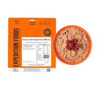 EXPEDITION FOODS expeditionfoods.com Granola with Raspberries (High Energy Serving / 800KCAL) | Freeze-Dried Camping & Hiking Food