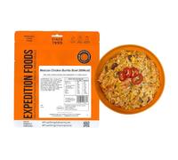 EXPEDITION FOODS Mexican Chicken Burrito Bowl (High Energy Serving / 800KCAL) | Freeze-Dried Camping & Hiking Food