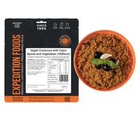 EXPEDITION FOODS Vegan Couscous with Cajun Spices and Vegetables (Double Serving / 1000KCAL) | Freeze-Dried Camping & Hiking Food