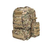 Kombat UK Expedition Rucksacks For Men Women Large 50L, Army Airsoft Tactical Assault Molle Sholder Bag for Survival, Travel, Hunting, Hiking, Fishing, Gym, School, Cadets Backpack (BTP)