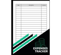 Expenses Log Book: Daily Business & Personal Expense Tracker for Income, Purchases & Costs | Simple Accounting & Budget Record | Large 8.5 x 11 Inch, 100 Pages