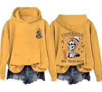 Expensive And Talks Back Hoodie,Expensive And Talks Back Sweatshirt, Expensive Difficult And Talks Back Hoodie Women Yellow