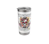 Expensive Difficult and Talks Back Skeleton Mothers Day Stainless Steel Insulated Tumbler