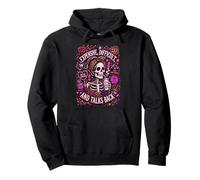Expensive Difficult Talks Back Funny Skeleton Coffee Fun Mom Pullover Hoodie
