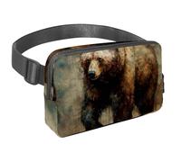 Experience Freedom on Your Travels, Discover The Best Fanny Bag for Walking and Hiking, Vintage Bear Pattern
