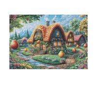 Experience Fun And Relaxation with Cottage Pear Tree Forest Wild Nature Rural Countryside 300 Piece Adult Puzzle Stimulating And Perfect for Pastimes 300 PCS（40x28cm）