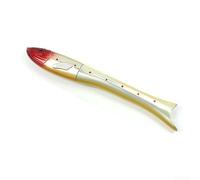 Experience Fun Fishing with the Fish Shaped 1 6m Carbon Rod Reel for Combo (Rod only Red)