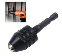 Experience Swift and Smooth Task Switching with 2Pcs Hex Shank Keyless Chuck Adapter