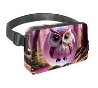 Experience The Freedom of Hands-Free Travel with our Travel Waist Pack, Designed for Men and Women on The Move, Owl Crystal Ball