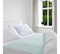 Experience the ultimate protection with these highly absorbent, washable, and reusable,100% waterproof Bed Pad-Mattress protectors, Double Bed 85x135cm (33½” x 53") twin pack one in use, one as spare.