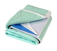 Experience the ultimate protection with this highly absorbent, washable, and reusable, 100% waterproof Bed Pad-Mattress protector, Double Bed 85 x 135 cms, 33½” x 53", with wings 50cm on each side.