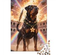 Experience The Wonder of Rottweiler - 1000 Piece Wooden Jigsaw Puzzle for A Mind-Bending Challenge - Fun for The Whole Family