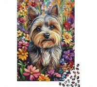 Experience The Wonder of Yorkshire Terrier - 1000 Piece Wooden Jigsaw Puzzle for A Mind-Bending Challenge - Fun for The Whole Family