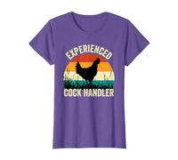 Experienced Cock Handler Funny Chicken Farmer Pun T-Shirt