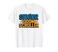 Experienced Doom Scroller Years Reading Bad News Online T-Shirt