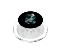 Experiencing beauty Waterfall in green landscape PopSockets PopGrip for MagSafe