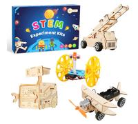Experiment Kits Stem Toys Kids, Wooden Science Experiments Engineering Kits