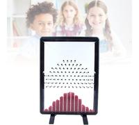 Experiment Model Dalton Board, 32x45cm Probability Demonstration Tool with Sturdy Base, Desk-Mounted Dalton Board for Visualizing Random Distribution