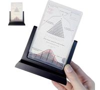 Experiment Model Dalton Board, Probability Demonstration Model with Bell Curve, Desk Reversible Galton Board, Effective Statistical Law Demonstration, for Teaching Demonstration
