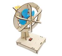 Experiment Toy - Motorized Rotation Fan, Mechanical Wooden Kit, Scientific Concept Demonstrator, Cognitive Skill Training Game, Interactive Study Equipment | for Children Youth Learners School Project