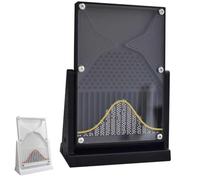 Experimental Galton Plate, Dalton Plate Model, Galton Plate, Normal Distribution, Bell Curve Demonstration, Random Distribution, Stimulate Curiosity(Black)