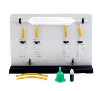 Experimental Instruments Boyle's Law Demonstrator, Fluid Flow Velocity and Pressure Relationship Device for Physics Education in High Schools