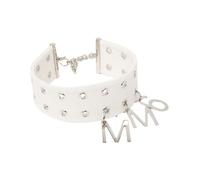 Experimental Logo Pendant Chokerecklace - female - MM6 Maison Margiela - Necklaces - White - ONE SIZE - Accessories ONE SIZE
