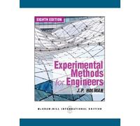 Experimental Methods for Engineers (Asia Higher Education Engineering/Computer Science Mechanical Engineering)