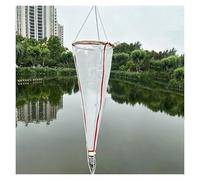 Experimental Nylon Tow Netting Network Port Dia 21cm，60cm Biological Net For Plankton with 5m Rope，Plankton Collection Net for Marine Biology Research(200 Mesh)