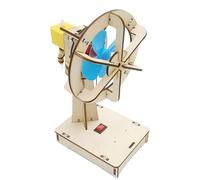 Experimental Toy - Physics Learning Model with Rotating Mechanism, Handmade Wooden Design, Safe Edge Processing, Interactive Functional Principle, Stable Base |