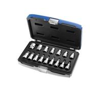 Expert 1/2In Drive Torx Socket Set, 16 Piece Multi Colour (One Size)