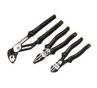 Draper Expert Pliers Set – 3pc (200mm Combination, 190mm Side Cutters, 250mm Water Pump)