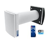 Expert A50-1 S10 W V.3, Single-Room Heat Recovery Ventilator, 50 m³/h Air Flow, 95% Recovery Efficiency, Wi-Fi Control