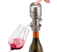 Expert Adjustable Electric Wine Aerator - Instant 240-Min Precision Decanting, Rechargeable & No-Drip Design, One-Touch Operation for 99% Wines & Spirits
