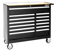Expert by Facom 13 Drawer Wide Tool Roller Cabinet Black
